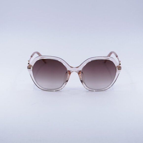 Marc Jacobs MARC 728/F/S 035J HA Sunglasses Brown Geometric Frame, Brown Lenses - Picture 3 of 9